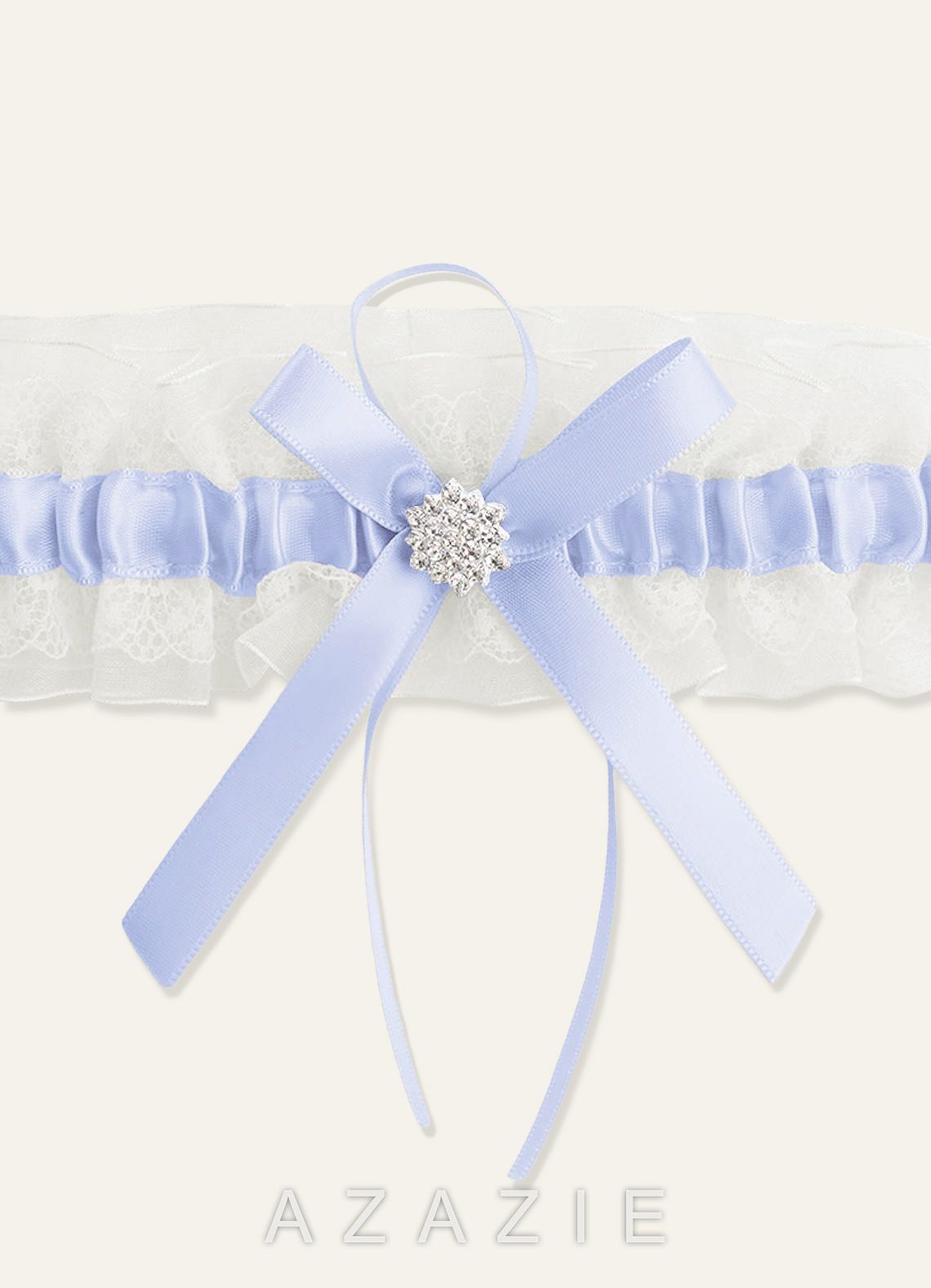 Lace Rhinestone Wedding Garter