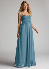 Azazie Llana A-Line Chiffon Floor-Length Dress