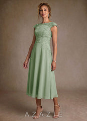 Azazie Crista Dusty Sage A-Line Lace Chiffon Dress dusty_sage