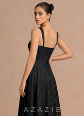 Azaria {color} Midi Dress black