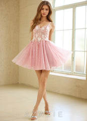 Shimira Pink Mini Dress