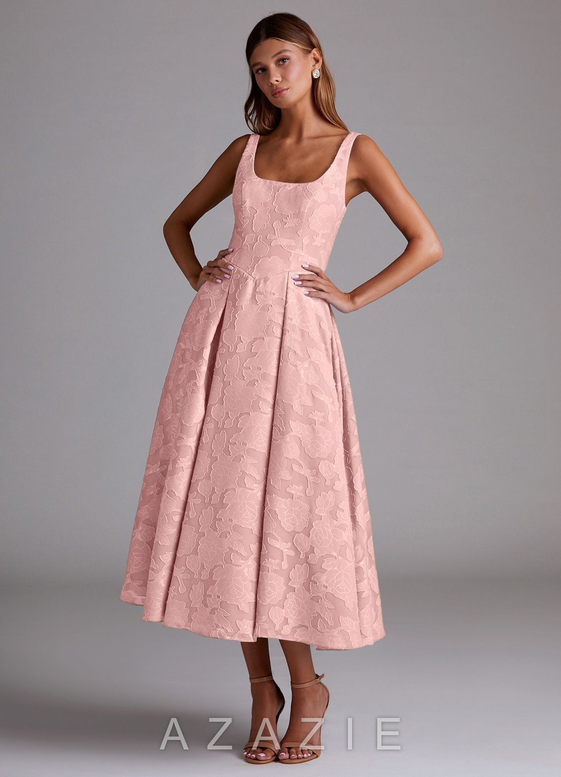 Adelie {color} A-line Midi Dress