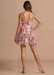Harmony {color} Mini Dress sp_mauve_floral_#mf134274