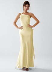 Stephanie {color} Luminous Satin Maxi Dress sp_lemon_sorbet_#ls459