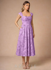Hazel {color} Midi Dress sp_frosted_lilac_#fl134222