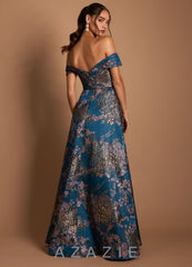 Jordan {color} Maxi Dress sp_teal_floral_#tf134963