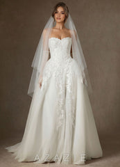 Simple Two-Tier Fingertip Drop Wedding Veil with Blusher diamond_white
