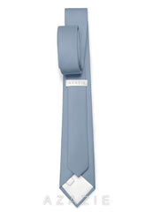 Boy's Matte Satin Neck Tie dusty_blue