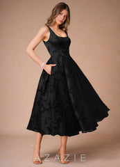 Alba {color} Pleated Midi Dress