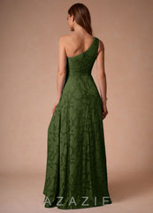 Hermosa {color} One Shoulder Maxi Dress sp_olive_#111401