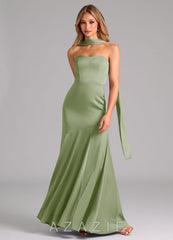 Azazie Shiloh Dusty Sage Mermaid Strapless Stretch Satin Convertible Dress dusty_sage