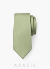 Solid Textured Modern Tie dusty_sage