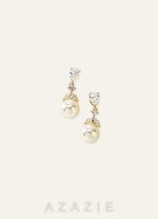 Ocean Pearl Earrings gold