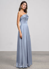 Isolde {color} Luminous Satin Maxi Dress dusty_blue