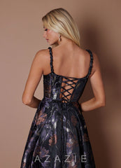 Kourtney {color} Maxi Dress sp_black_violet_#bv134230
