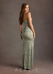 Leah {color} Gown sp_platinum_teal_#pt134327