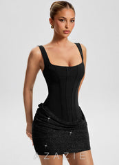 Bronwen {color} Mini Dress black