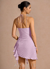 Hatsu {color} Mini Dress sp_frosted_lilac_#fl134121