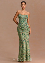 Cosima {color} Maxi Dress sp_green_floral_#gf134901