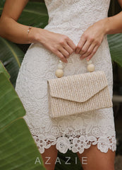 Woven Wicker Handbag