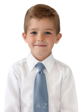 Boy's Matte Satin Neck Tie