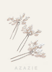 Pearl Beaded Hairpin Set