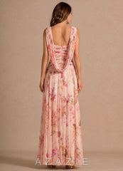 Xavira {color} Maxi Dress sp_abstract_bouquet_floral_#111401