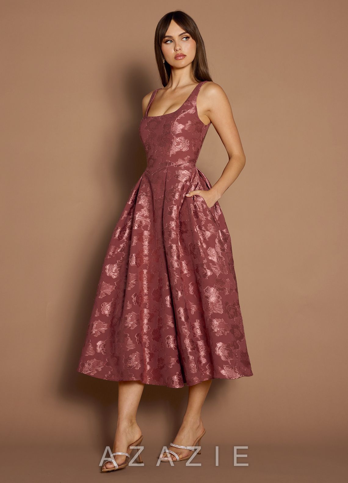 Briac {color} A-line Midi Dress