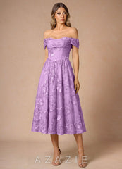 Hazel {color} Midi Dress sp_frosted_lilac_#fl134222