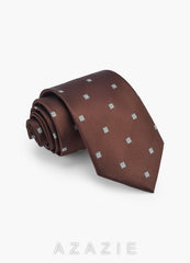 Neat Pattern Woven Tie