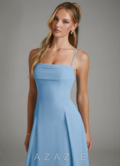 Azazie Selah Powder Blue A-Line Strapless Chiffon Dress powder_blue