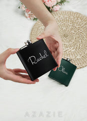Personalized Flasks For Bridesmaid Gifts black