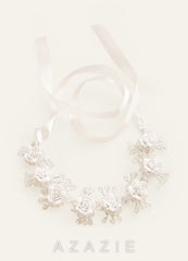 3D Floral Flower Girl Headpiece