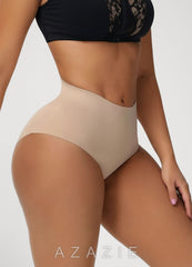 High Waist Tummy Control Seamless Briefs nude