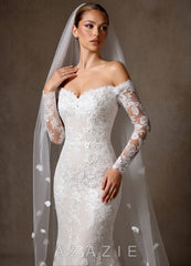 Enchanted Bloom Tulle Chapel Veil