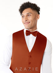 Matte Satin Vest paprika