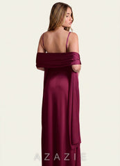 Azazie Matching Color Stretch Satin Shawl