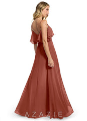 Azazie Jean Auburn A-Line Chiffon Convertible Dress auburn