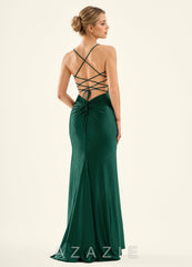 Twinkle Green Mermaid Prom Dress