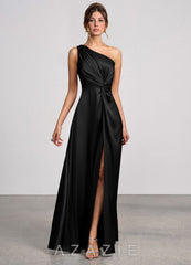 Eulalie {color} Luminous Satin Maxi Dress