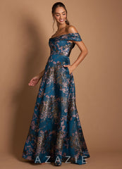 Jordan {color} Maxi Dress sp_teal_floral_#tf134963