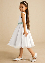 Azazie Elina Ivory Agave A-Line Sleeveless Chiffon Dress ivory/agave