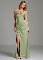 Azazie Serenity Dusty Sage Mermaid Sweetheart Neckline Stretch Satin Dress dusty_sage