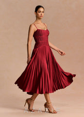 Jocasta {color} Midi Dress cherry_red_#cr134195