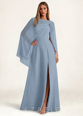 Azazie Matching Long Flowing Chiffon Cape