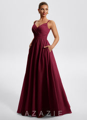 Heloise {color} A-Line Maxi Dress Atelier Dress sp_burgundy_#bg567