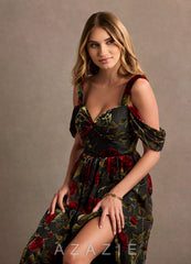 Tracy {color} Maxi Dress sp_black_multi_#bm1343201