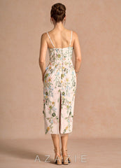 Paulina {color} Midi Dress sp_blush_pink_multi_#bm134766