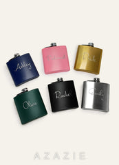 Personalized Flasks For Bridesmaid Gifts black