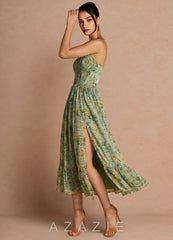 Portia {color} Midi Dress sp_green_floral_#gf134901